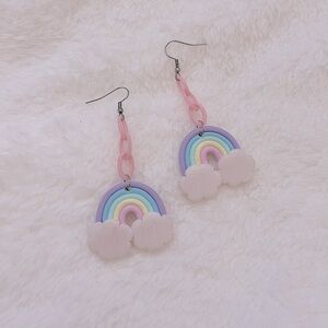 ⚡️2/$15⚡️Pastel rainbow earrings